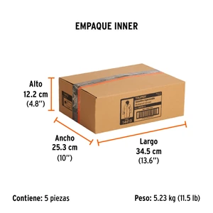 Gabardina impermeable doble capa, talla CH, Truper
