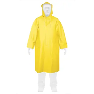 14413 / IMPER-S Gabardina impermeable doble capa, talla CH, Truper