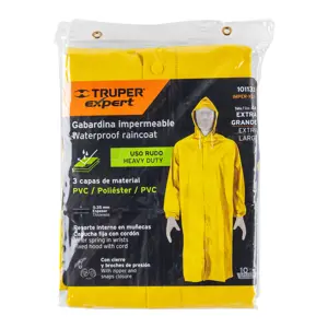 Gabardina impermeable triple capa, talla XG, Truper Expert