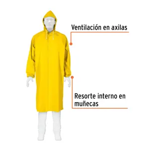 Gabardina impermeable triple capa, talla XG, Truper Expert