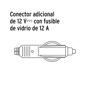 Inversor de corriente 120 W tipo vaso, 2 puertos USB, Truper