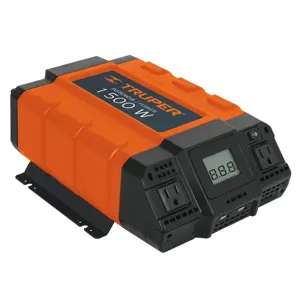 Inversor de corriente de 1500 W con puertos USB, Truper