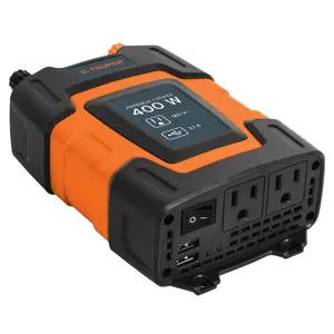 Inversor de corriente de 400 W con puertos USB, Truper