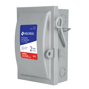 46020 / IS-230 Interruptor de seguridad 2 polos, 30 A, Volteck
