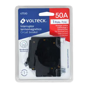47510 / IT-150 Interruptor termomagnético 1 polo 50 A, Volteck