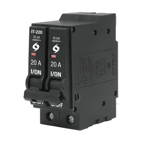 46704 / IT-220 Interruptor termomagnético 2 polos 20 A, Volteck