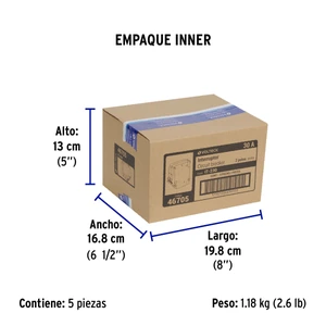 Interruptor de 2 polos 30A, enchufable, VOLTECK