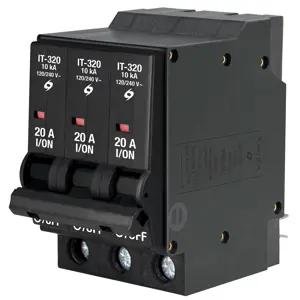 47514 / IT-320 Interruptor termomagnético 3 polos 20 A, Volteck