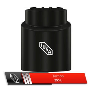 TAMBO IUSA CAP. 250 LITROS NEGRO