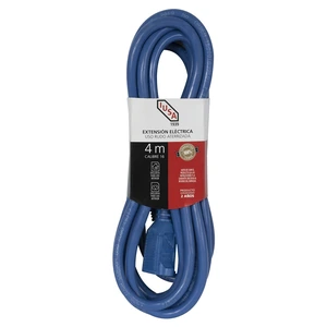 EXTE.AZUL USO RUDO ATZ 3x16 4M C/FAJILLA