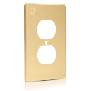 AE- 660 PLACA RECEPT.DOBLE D/ALUM. E100