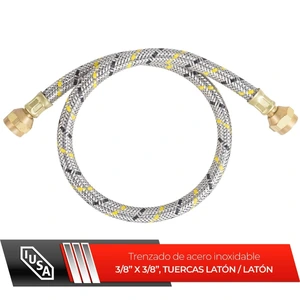 IUSA-398065 / 398065 MANGUERA FLEX. GAS A.INOX 3/8x3/8 0.60mt