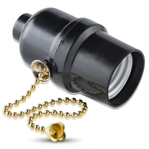AE-147  PORTALAMPARA BAQ CON CADENA AL