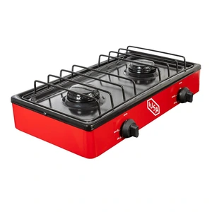 PARRILLA DE 2 QUEMADORES IUSA PS2Q ROJA