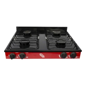 PARRILLA 4 QUEMADORES CAPER ROJA