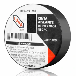 IUSA-616313 / 616313 CINTA AISLANTE DE PVC NEGRA 19MM X 18 MT