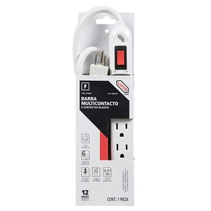IUSA-616618 / 616618 MUL-6B MULTICONTACTO 6 ENTRADAS BLANCO