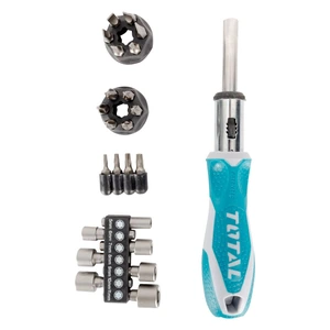 DESARMADOR T/MATRACA C/16 PUNTAS 7 DADOS