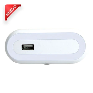 LUZ DE NOCHE CON FOTOCELDA Y USB OVAL