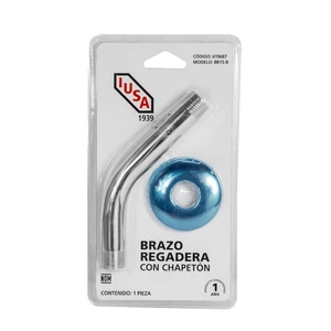 BRAZO P/REGADERA 15cm C/CHAPETON BR15-B