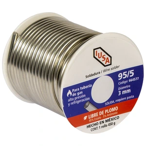 IUSA-664577 / 664577 SOLDADURA 95/5 CARRETE 450 GR