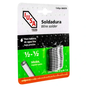 IUSA-664579 / 664579 SOLDADURA MINI 1/2-1/2 1 M BLISTER