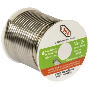 IUSA-664580 / 664580 SOLDADURA 1/2-1/2 CARRETE 450 GR