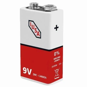 PILA ZINC-CARBONO 9V 250 MAH BLISTER 1PC