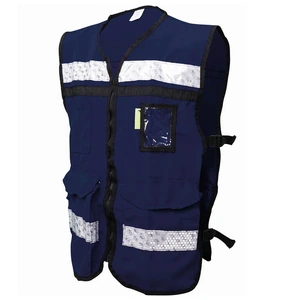 CHALECO RESCATISTA AZUL REY