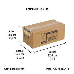 Juego de 11 llaves combinadas std, PRETUL
