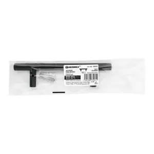 Jaladera de acero, 96mm, línea Cilindro, negro, HERMEX