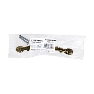 Hermex Jaladera metálica de 76 mm estilo 