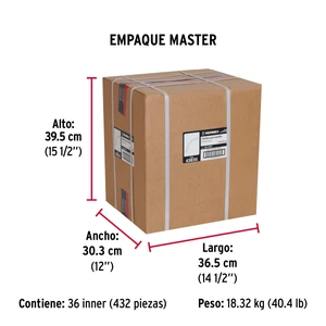 Hermex Jaladera metálica de 76 mm estilo 