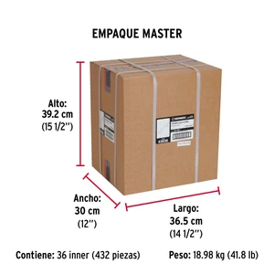 Hermex Jaladera metálica de 76mm estilo 