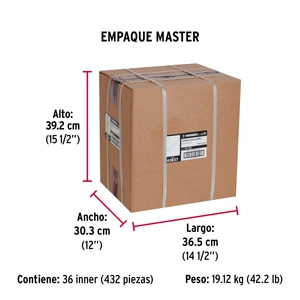 Hermex Jaladera metálica de 76 mm estilo 
