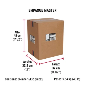 Hermex Jaladera metálica de 76mm latón antiguo, inserto tipo madera