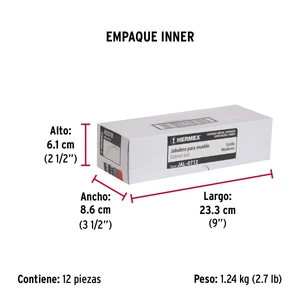 Jaladera de 160mm, línea Moderna, níquel, HERMEX