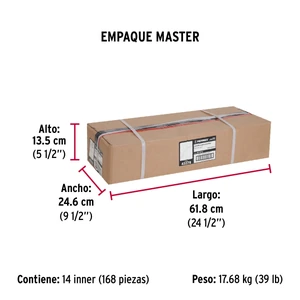 Jaladera de 160mm, línea Moderna, níquel, HERMEX