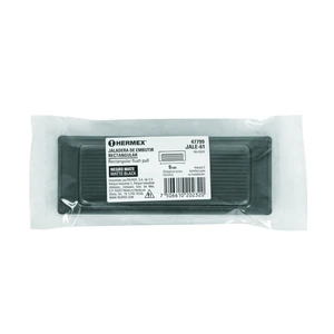 Jaladera de embutir cuadrada acabado negro, Hermex