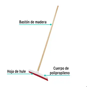Klintek Jalador con base de plástico de 40 cm, con bastón de madera