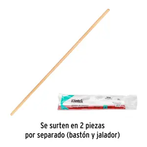 Klintek Jalador con base de plástico de 40 cm, con bastón de madera