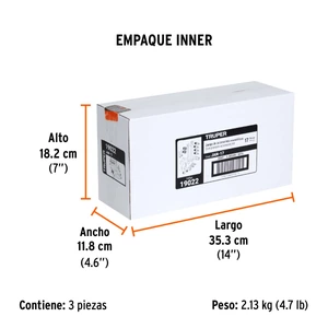 Juego de 17 piezas para compresor de aire, Truper