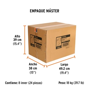 Juego de 17 piezas para compresor de aire, Truper