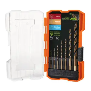 11396 / JBAV-7 Juego de 7 brocas HSS para metal en estuche, Truper Expert