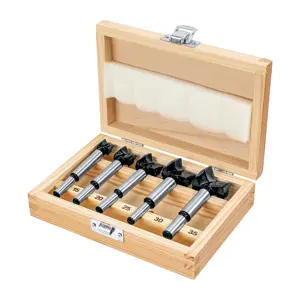 Juego de 5 brocas forstner para madera, TRUPER