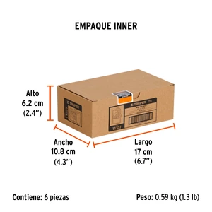 Juego de 6 brocas con punta centradora para madera, TRUPER