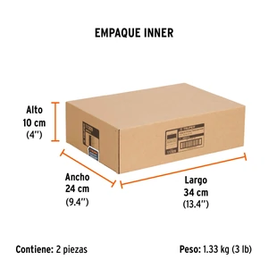 Juego de 6 brocas para router, Truper