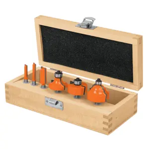 11359 / JBROU-6 Juego de 6 brocas para router, Truper