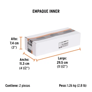 Juego de 6 llaves combinadas extralargas pulidas std, EXPERT