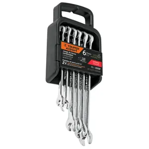 15772 / JC-6P Juego de 6 llaves combinadas extralargas pulidas std, Expert